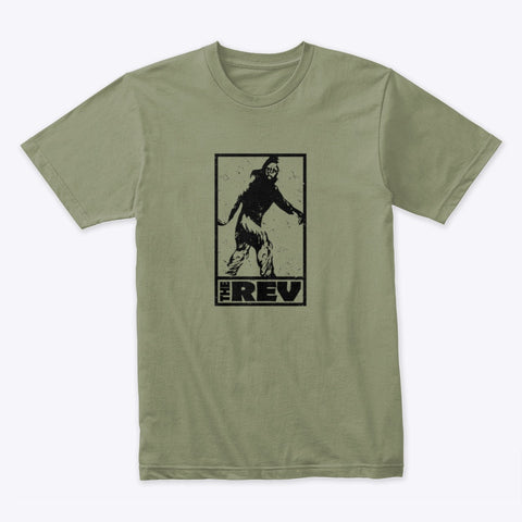 Short sleeve t-shirt RECTANGLE Camo Green – The Rev official